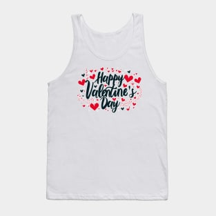 cute heart valentine's day love celebration gift Tank Top